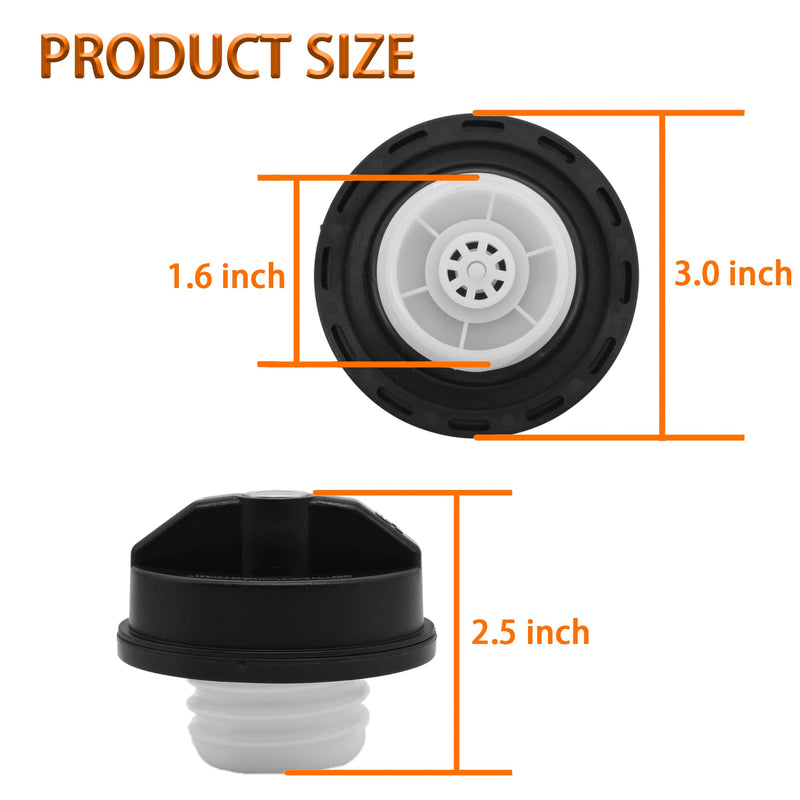 Fokes Locking Gas Cap, Lock Fuel Cap Compatible with 4Runner Tacoma Tundra Acura Honda CRV Infiniti Mazda Nissan Buick Cadillac GMC #10504 77300-47020