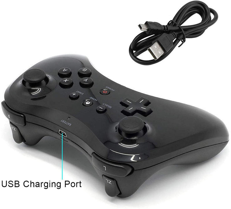 Wireless Bluetooth Dual Analog Joystick for Nintendo Wii U Pro Controller Gamepad.