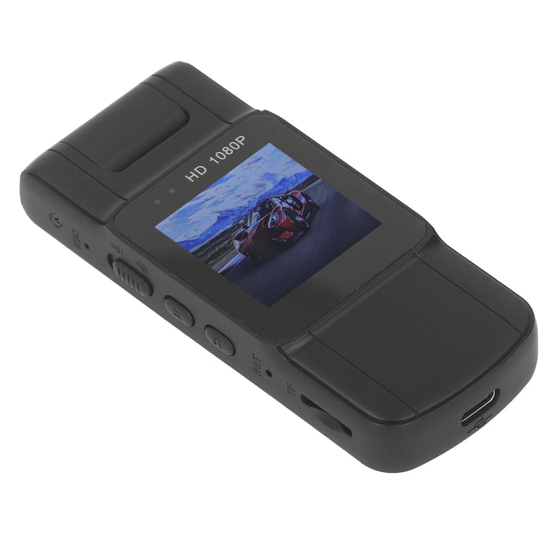 1080P Video Recording Camera with Motion Detection, Mini Wearable Camera, Wearable Body Cam Mini Body Camera Supports 14 Languages for Meeting