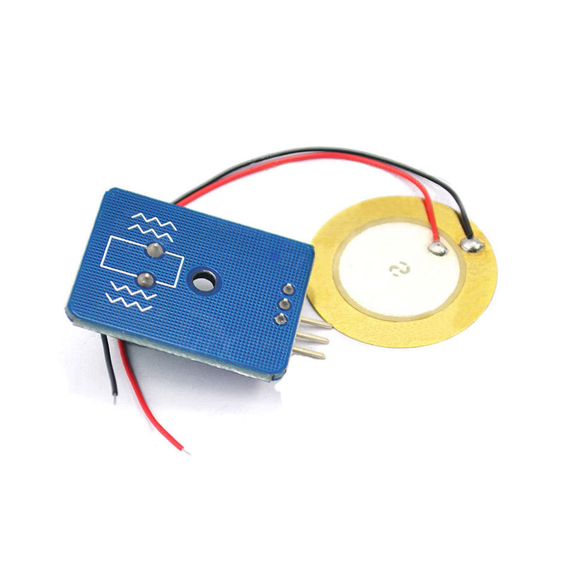 Ceramic Piezo Vibration Sensor Module 3.3 V 5 V Detects Vibration Sensor Analogue Signal Output Module Electronic Building Block Single Module for Arduino DIY 6