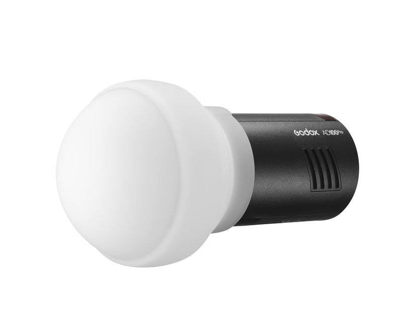 Godox AK-R22 Diffusion Dome Flash Diffuser Modifier, Collapsible Soft Light Diffuser for Godox V1 V1-C V1-N V1-S V1-F V1-O V1-P Round Head Flash, AD100Pro and AD200Pro(with H200R) Speedlight