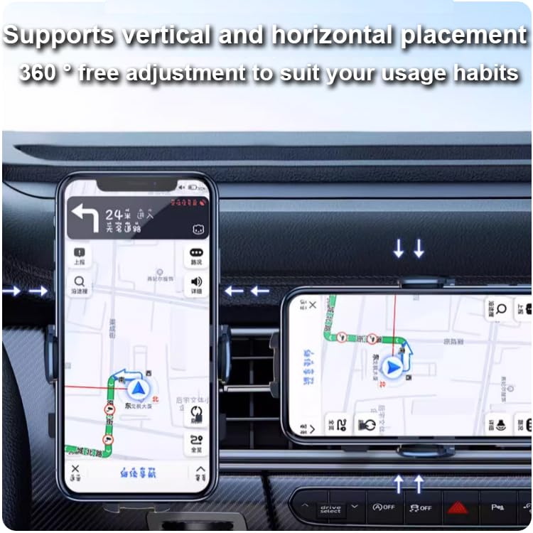 Car Phone Holder for Lexus RX Auto Accessories [Only for Lexus 2016-2022 RX 350 / RX 350L / RX 450h / RX 450hL] [Auto Lock Hands Free Cell Phone Mount Car fits for iPhone & All Smartphones] 2016-2022 RX All models