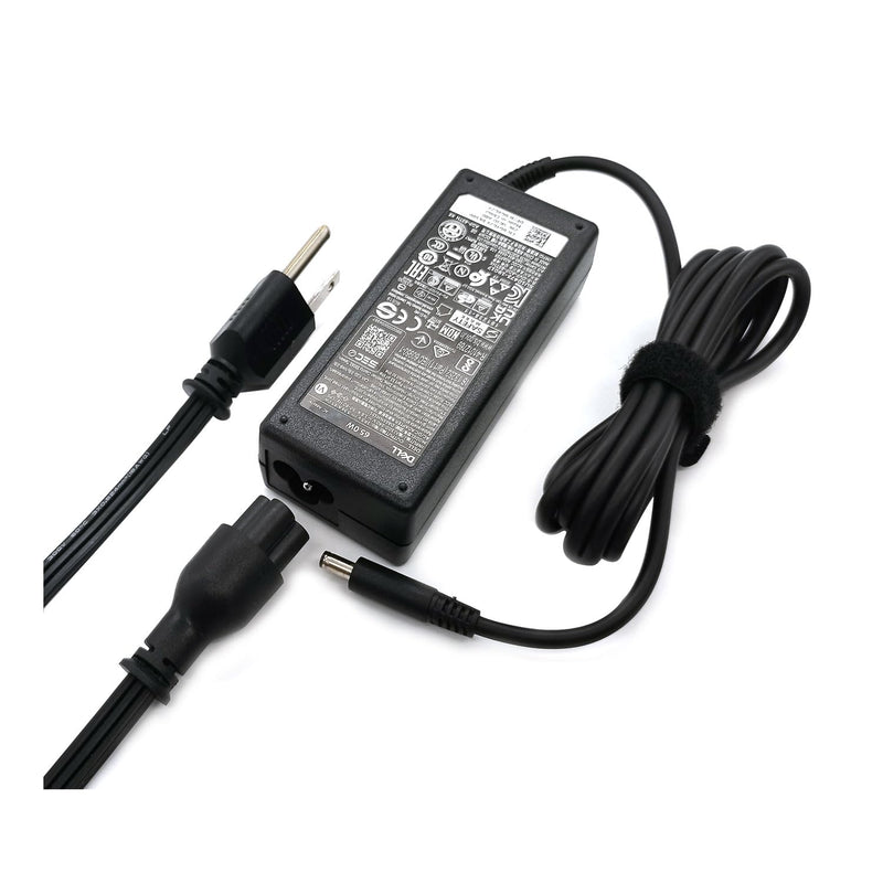 Dell 65W 4.5mm tip Laptop Charger,Latitude 3320 3330 3340 3420 3430 3435 3440 3450 3520 3530 3535 3540 AC Adapter, Black, DA65NM191