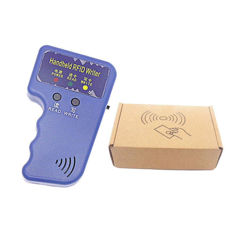 Handheld 125khz Copier RFID Smart ID Card Duplicator Used for T5577 or EM4305+5pcs T5577 NO.3 Keychains +5 T5577 3M Sticker Coins - NewNest Australia
