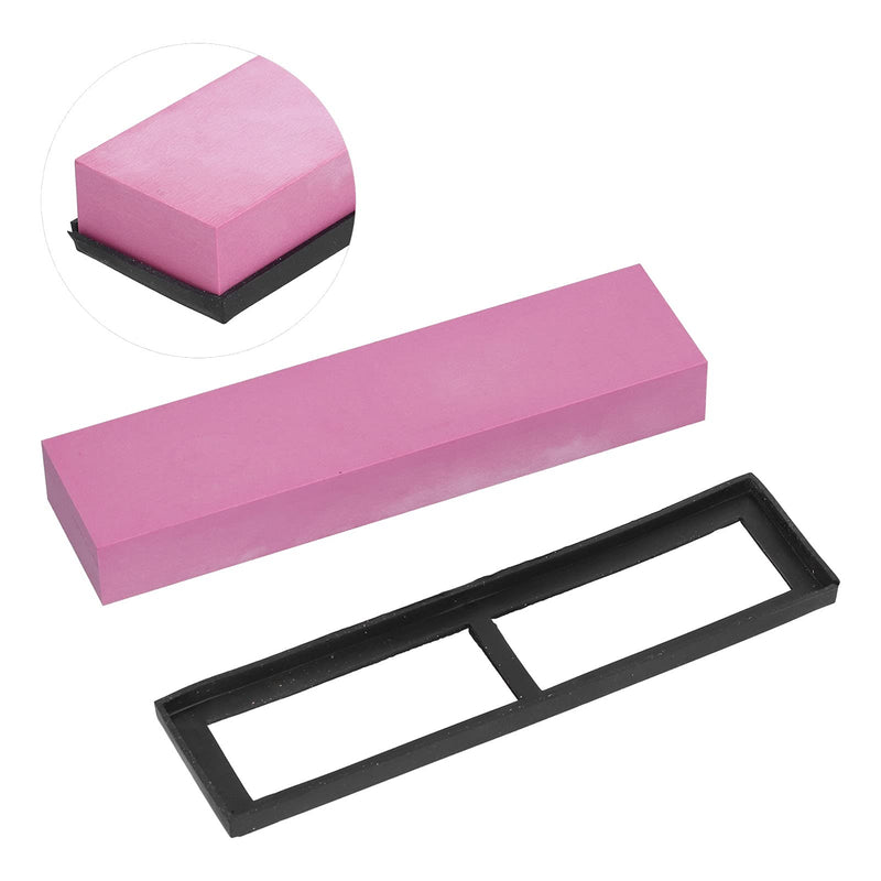 Knife Sharpening Stone 3000 Grit Sharpener Whetstone Set Ruby Fine Grinding Kitchen Tool Rectangle Sanding Stone Block for Kitchen/Hunting/Pocket Knives or Blade 200 * 50 * 25mm ﻿