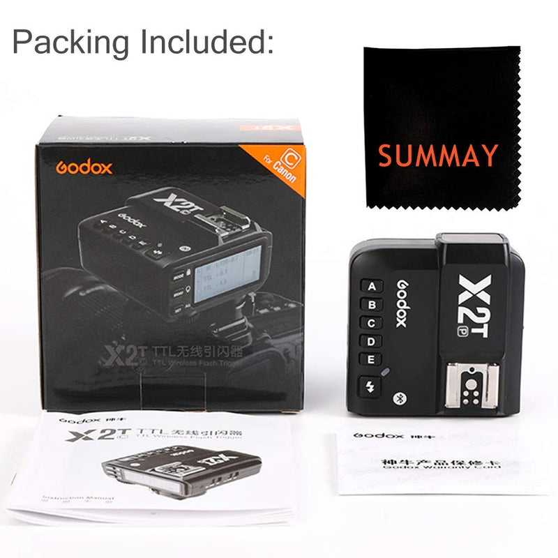GODOX X2T-P TTL Trigger Flash 1/8000s HSS TTL Manual Function Trigger for Pentax Cameras (X2T-P)
