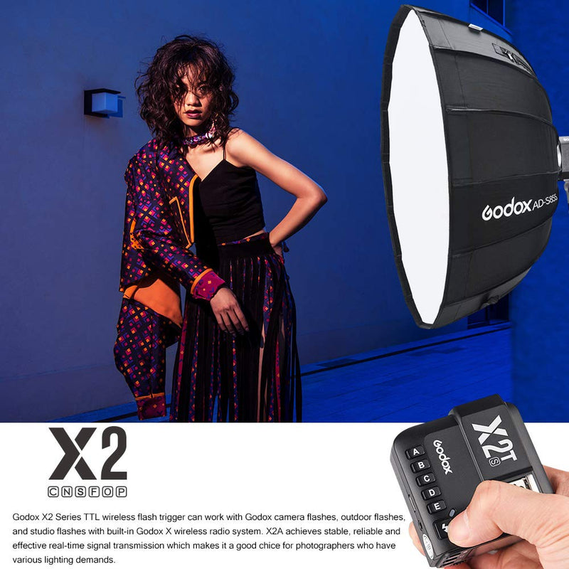 GODOX X2T-P TTL Trigger Flash 1/8000s HSS TTL Manual Function Trigger for Pentax Cameras (X2T-P)