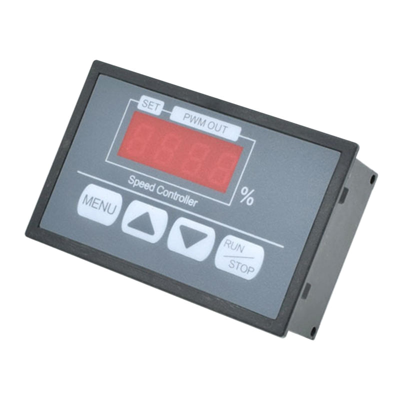 Aideepen PWM DC Motor Speed Controller DC 6-60V 12V 24V 36V 48V 30A Speed Adjustable Stepless Controller with Slow Start/Stop Setting PWM Motor Speed Controller (Button)
