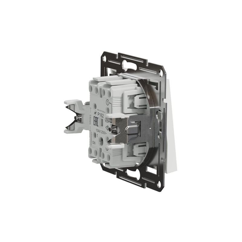 Schneider Electric Asfora EPH0170121D on/off switch 10 AX - 250 V, flush-mounted, plug-in terminals, white