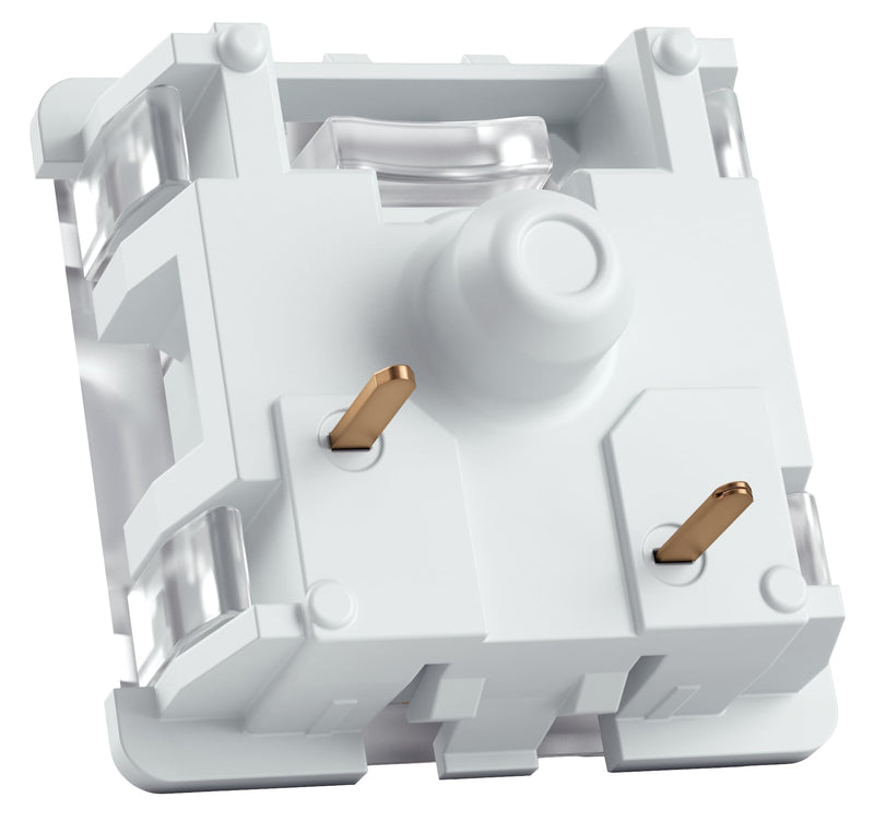 Kailh Box White Mechanical Keyboard Switches: Clicky 120-Pack for Enhanced Gaming Experience - Perfect for High-Speed Typing Tactile Pro White (Box)