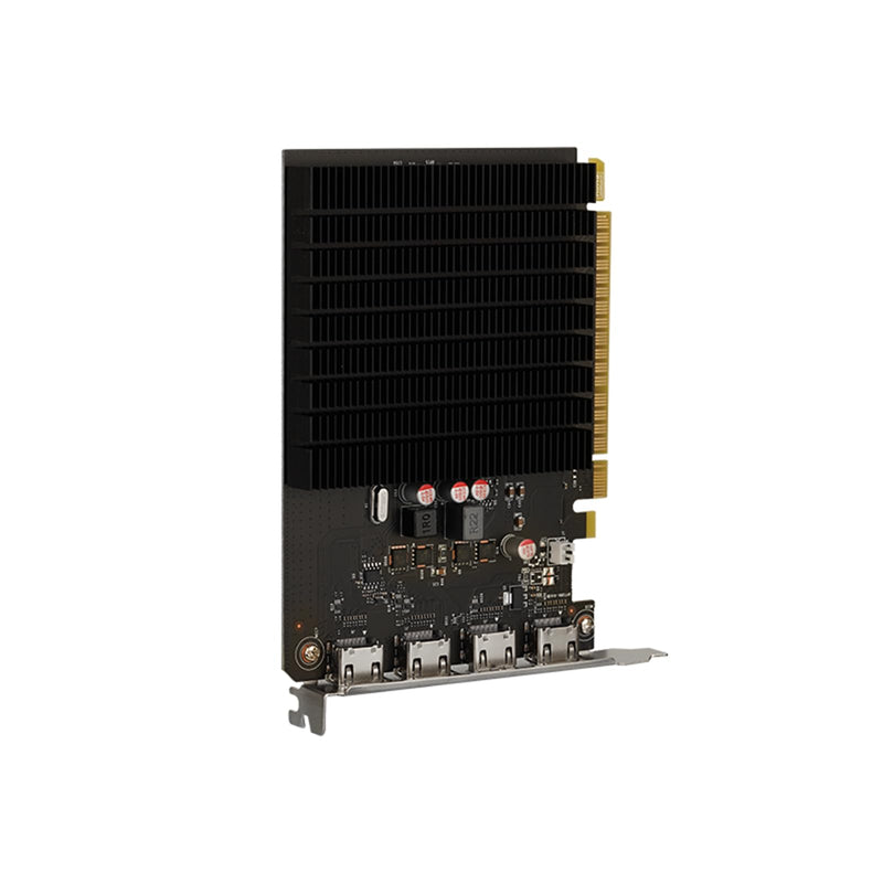 maxsun GeForce GT 730 4GB Video Graphics Card GPU for Computer PC ITX Single Slot PCI Express 4xHDMI, 4K Quad Monitor Multi Screen 4G 4xHDMI
