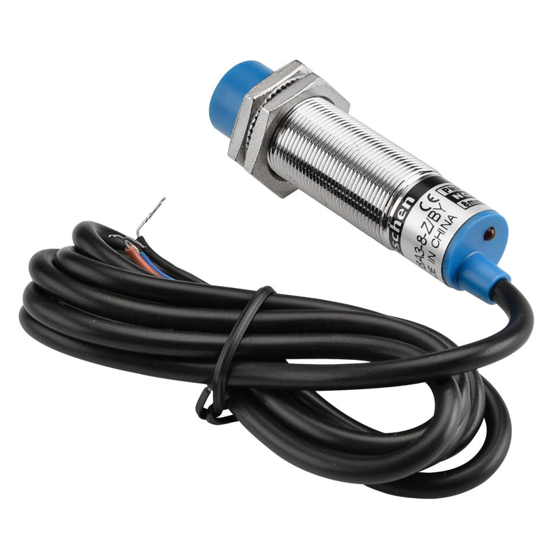 Heschen inductive proximity switches with sensor LJ18A3-8-Z/BY, detector 8mm, 10-30VDC, 200mA, PNP NO (normally open), 3 wire