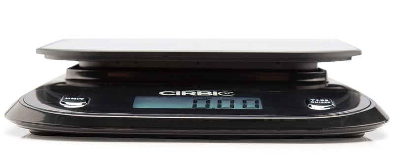 Talking Kitchen Scales - Big Numbers with Clear Loud Voice North American Accent (Black) Black