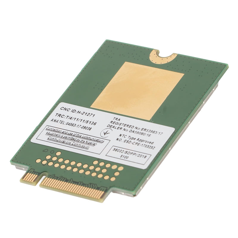 LTE M.2 450Mbps Downlink Laptop Card for Latitude 3500 5300 5400 5401 5480 5490 5500 5501 5580 5590 7300 7390 7400 7480 7490 with Monitoring