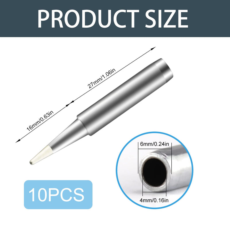 900M-TB Soldering Tip Replacement Soldering Iron Tips Set of 10 Soldering Tips Soldering Iron Tips 900M Soldering Station Tool Soldering Iron Tip 900m-tB