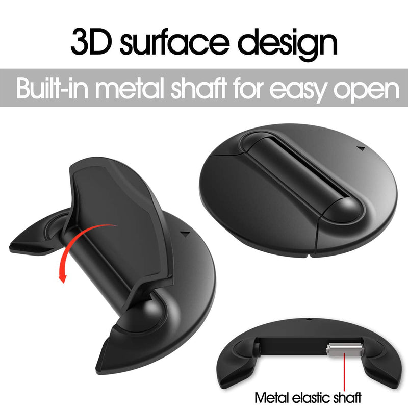 Portable Mini Laptop Stand for Desk Foldable Invisible Laptop Riser Lightweight Universal Ventilated Notebook Stands for Computer Laptop Holder Compatible with MacBook Air Pro 10-17 Inch (2 Pack) Stand Mini