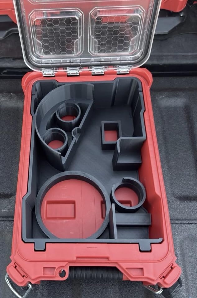 Organizer insert for Packout that fits M18 2880-20 grinder Tool Compact Organizer Tool Accessory in Black