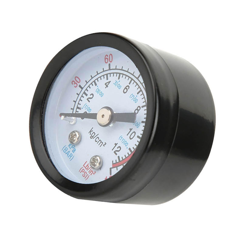 Air Compressor Pressure Gauge for Screw Piston Compressor, Pressure Gauge with 42 mm Diameter, Pressure Gauge for Air Compressors, Iron Shell Instrument