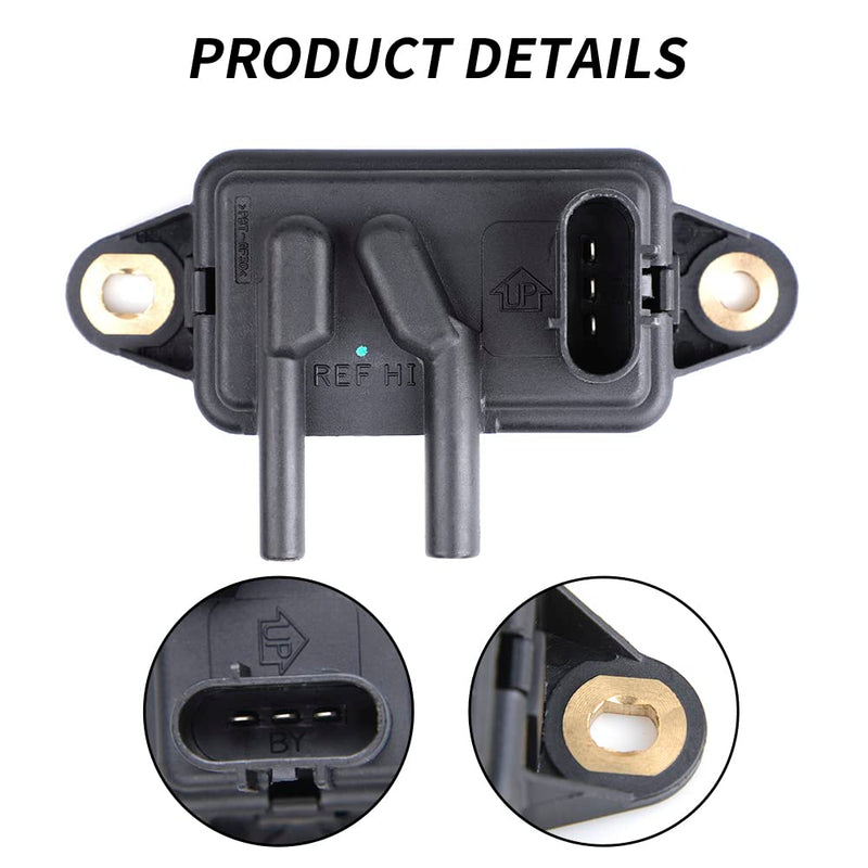 EGR Valve Pressure Feedback Sensor Replacement for F0rd F-150 F-250 F-350 Ranger,Mercury Sable,Mazda B3000 B2500,Linc0ln Navigator Town Car，DPFE15, F77Z9J460AB, F77Z9J460AB