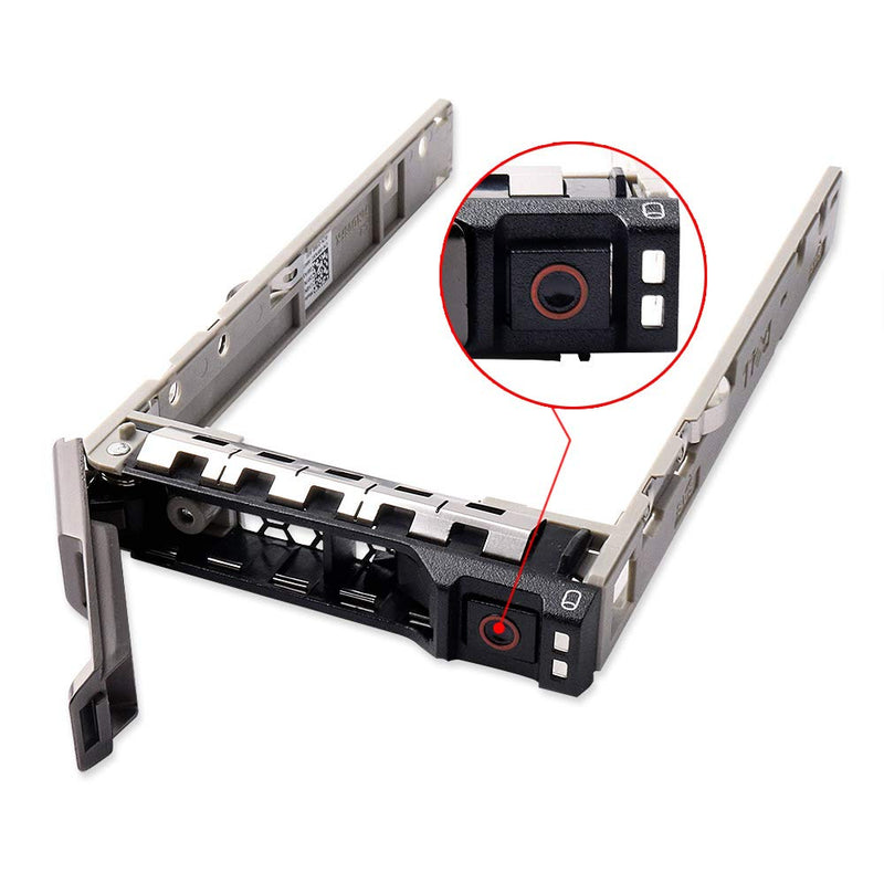 2pcs Pack 2.5" SAS SATA Hard Drive Tray Caddy 8FKXC 08FKXC Compatible for Dell PowerEdge R630 R730 R730XD T630 R430 T430 PowerVault MD1420 MD3420 Series