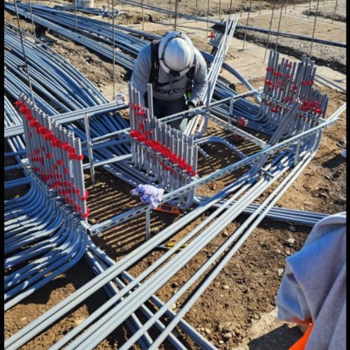 Rack-A-Tiers Slammers - Rigid/PVC Conduit Spacere, Keep Conduits in Place During Slab Work & Concrete Pour - 50 Pack (for 3/4-inch Conduits) (35075.RCS) 3/4 Inch