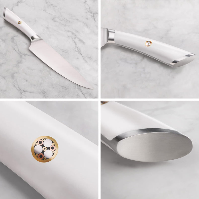 Cangshan ELBERT Series High-Carbon 8-Inch Honing Steel (White) White