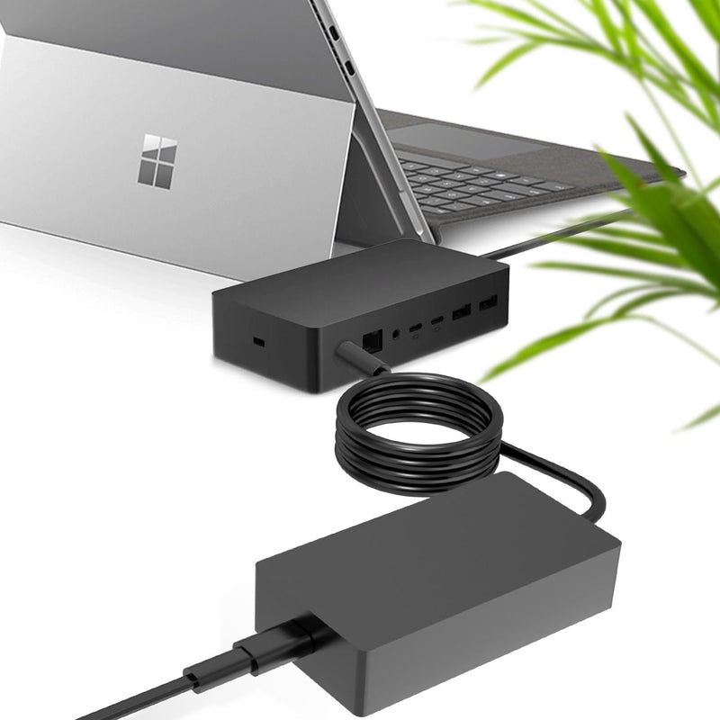 199W 15.35V 12.96A AC Adapter Charger Compatible with Microsoft Surface Docking Station 2, Model 1931 1917 Microsoft Surface Dock 2 Power Supply Cord
