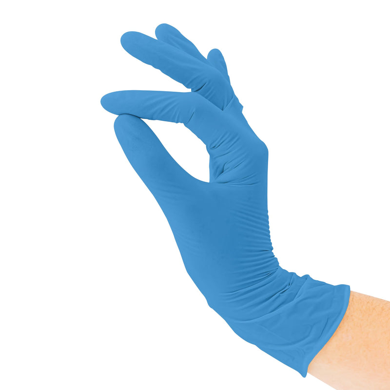 Nitrile Gloves Pack of 1000 10 Boxes (S, Blue) Disposable Gloves, Disposable Gloves, Examination Gloves, Nitrile Gloves, Powder-Free, Latex-Free, Non-Sterile, Latex-Free, Blue, Disposable Gloves S (Pack of 1000)