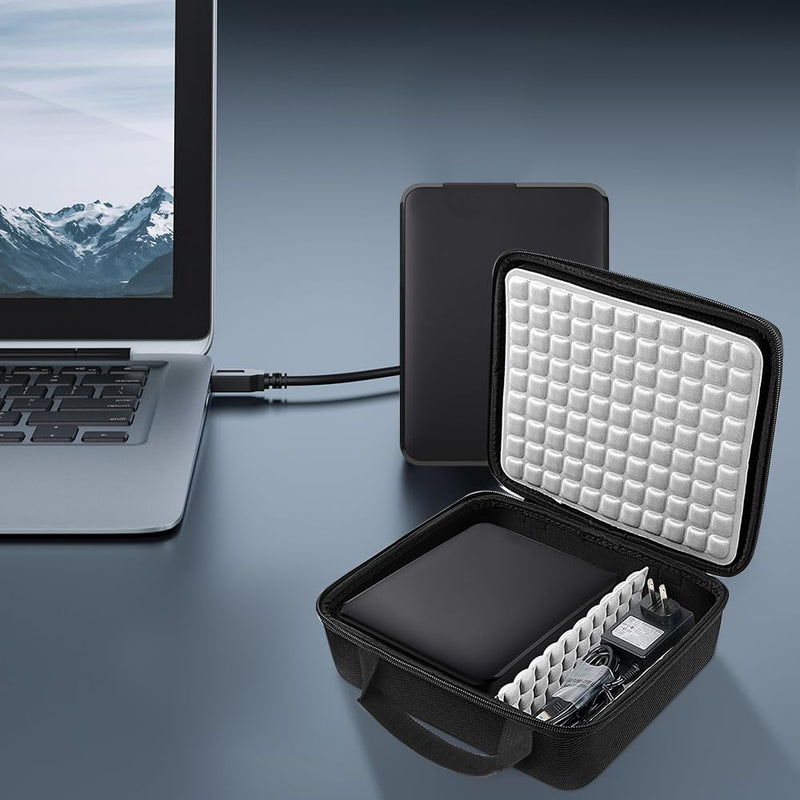 Hard Drive Case for Seagate Expansion Desktop/for Western Digital WD My Book/for Elements External Hard Drive 6TB 8TB 10TB 12TB 14TB 16TB 18TB Portable Desktop HDD (Bag Only)