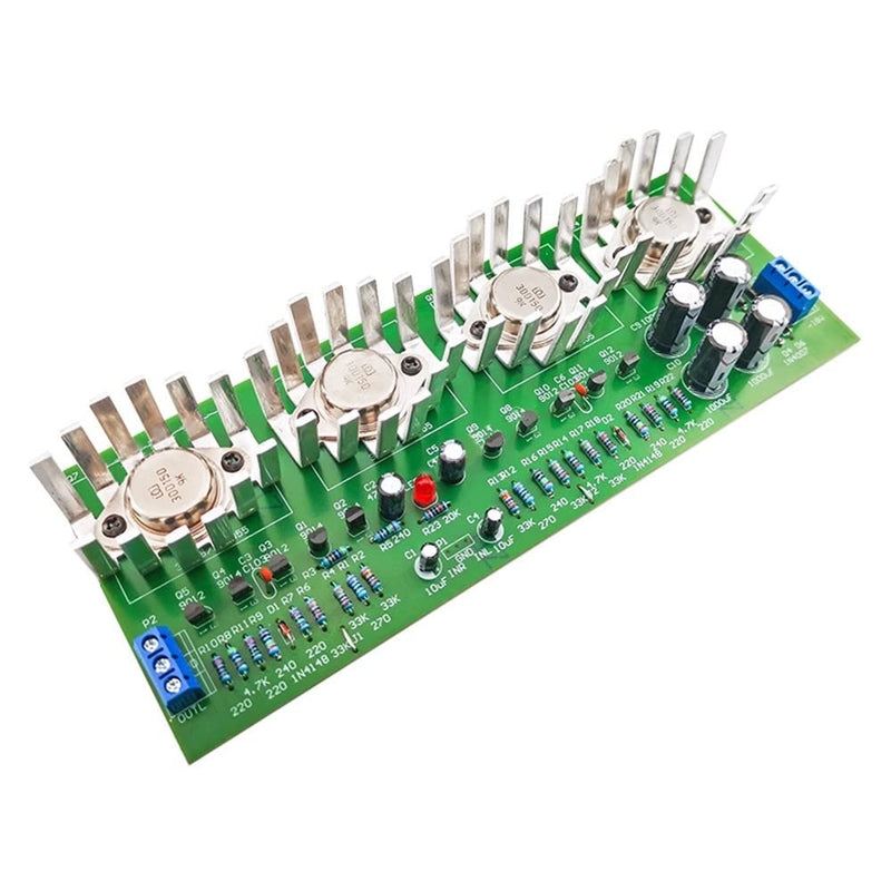 OCL amplifier boards soldering set, TJ-56-4 high performance OCL amplifier board module, 100W two-channel stereo sound electronics experiment DIY kit