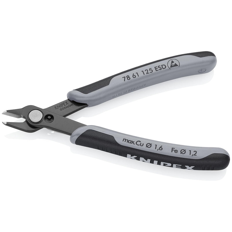 KNIPEX Tools - Electronics Super Knips, ESD (7861125ESD), 5-Inch