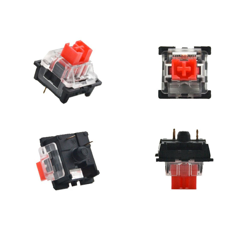 OUTEMU Black/Red/Brown Switch 3 Pin Keyswitch DIY Replaceable Switches for Mechanical Gaming Keyboard (30 PCS)