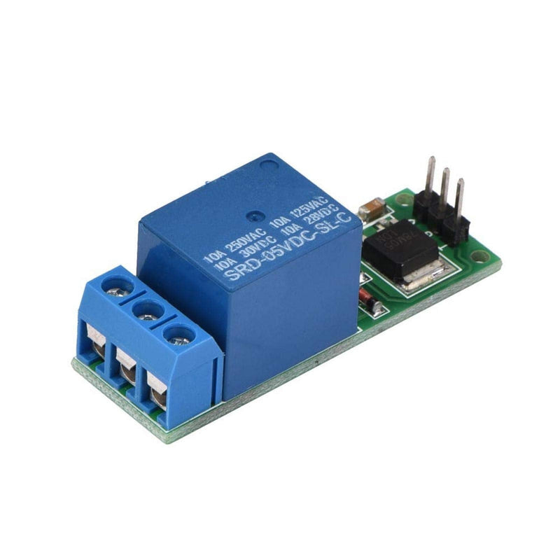 Io25b01 6-24V Trigger Latch Relay Bistable Self-Locking Low Pulse Trigger, Weight 15g/0.5oz