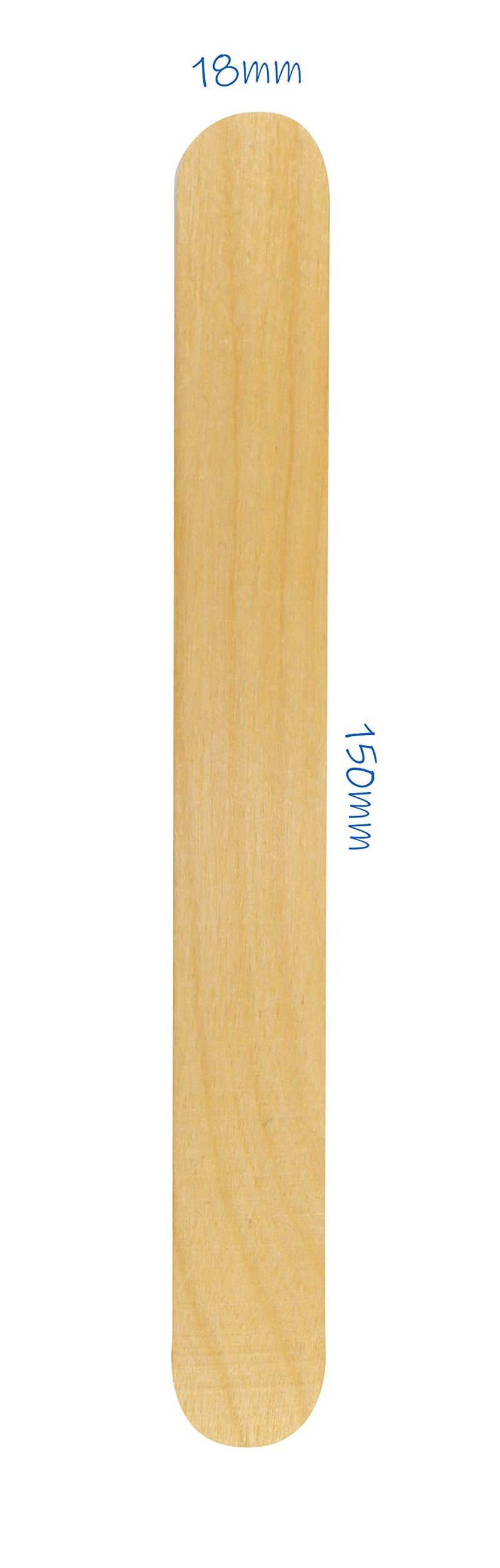 Romed wooden spatulas made of wood (1 x 100 pieces) 100 pieces (pack of 1)
