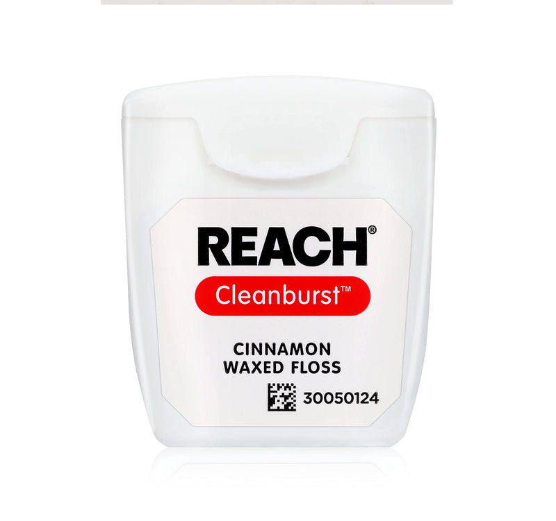 Reach Waxed Dental Floss, Cinnamon Flavored, 4 Pack | 55 Yards | Extra Wide | Shred Resistant | PFAS Free 4 Pack (55 yards)