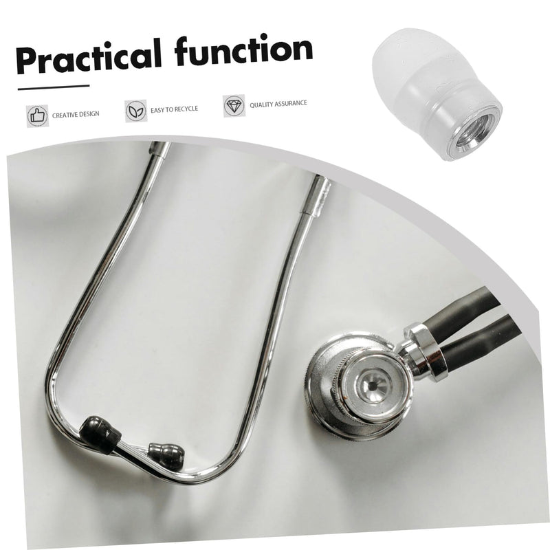 COLLBATH Pack of 2 Soft Ear Plugs Replacement Parts with Thread Stethoscope Earphones Attachments for Comfortable Fit Durable Noise Isolating Suitable for Medical Examination and Everyday Use