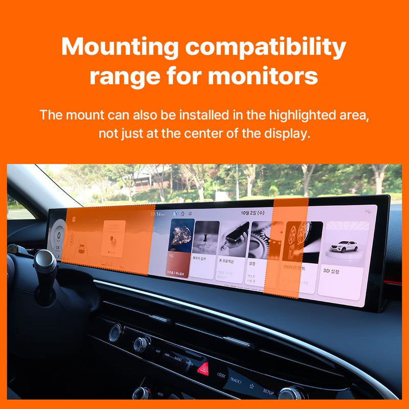 FICS Car Phone Holder for Genesis GV70 2026 Moder-Year – Custom-Fit Mount for Seamless Integration, Interior Accessories for Navigation, No Adhesive or Tools Required