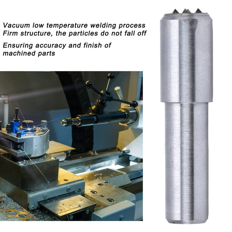 Square 5 Point Grinding Diamond Scraper, 5 Point Grinding Wheel Dressing Wheel Grinding Wheel Dressing Pin Tool with 10mm Carbon Steel Shank