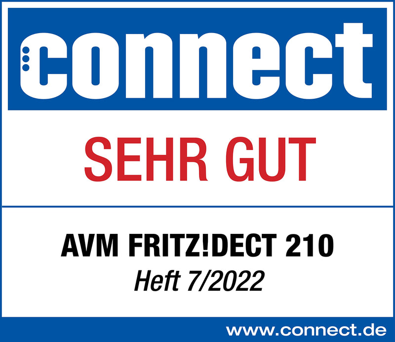 AVM FRITZ!DECT 210 (intelligent socket for smart home, controllable to save energy, with splash protection (IP 44) for outdoor use) Single