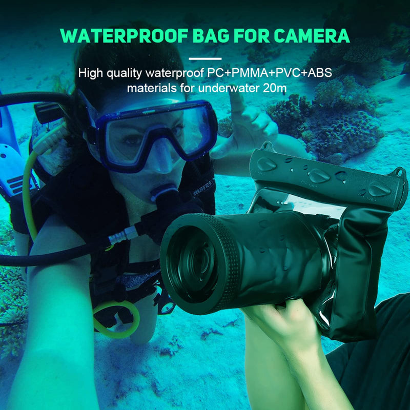 Underwater Photography Housings Waterproof HD Underwater Housing Case for Canon Camera Dry Bag Case for Canon Nikon