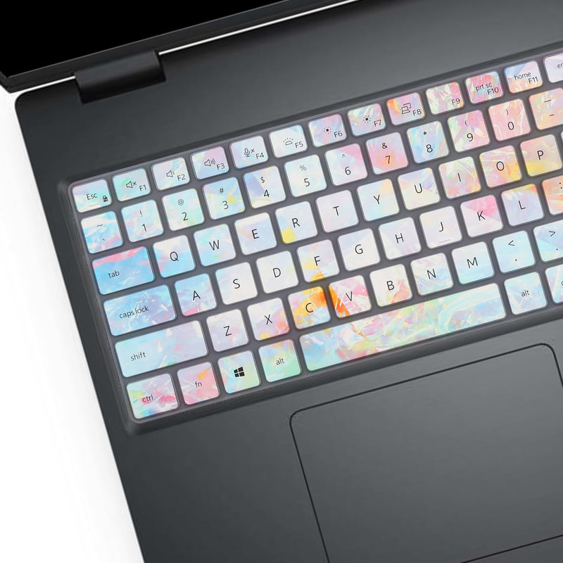 Keyboard Cover for Dell Latitude 5550 5540 5530 5531 5520 5521 3540 15.6" Laptop Keyboard Skin,Dell Precision 3560 3561 3570 3571 3580 3581 3590 3591 15.6" Laptop Keyboard Cover Protective Skin-Colors Colors
