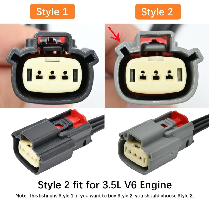 2Pcs Ignition Coil Connector Pigtail Harness 9U2Z14S411EA for Ford V6 V8 Flex for Ford Edge Fusion F150 F350 F250 Super Duty Explorer, for Lincoln MKS MKT MKX - Style 1