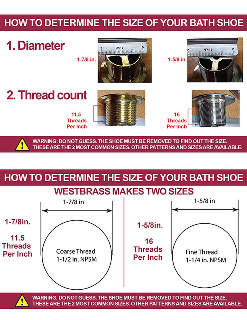 Westbrass Twist & Close Tub Trim Set with Two-Hole Overflow Faceplate, Matte Black, D94-2-62 1-Pack