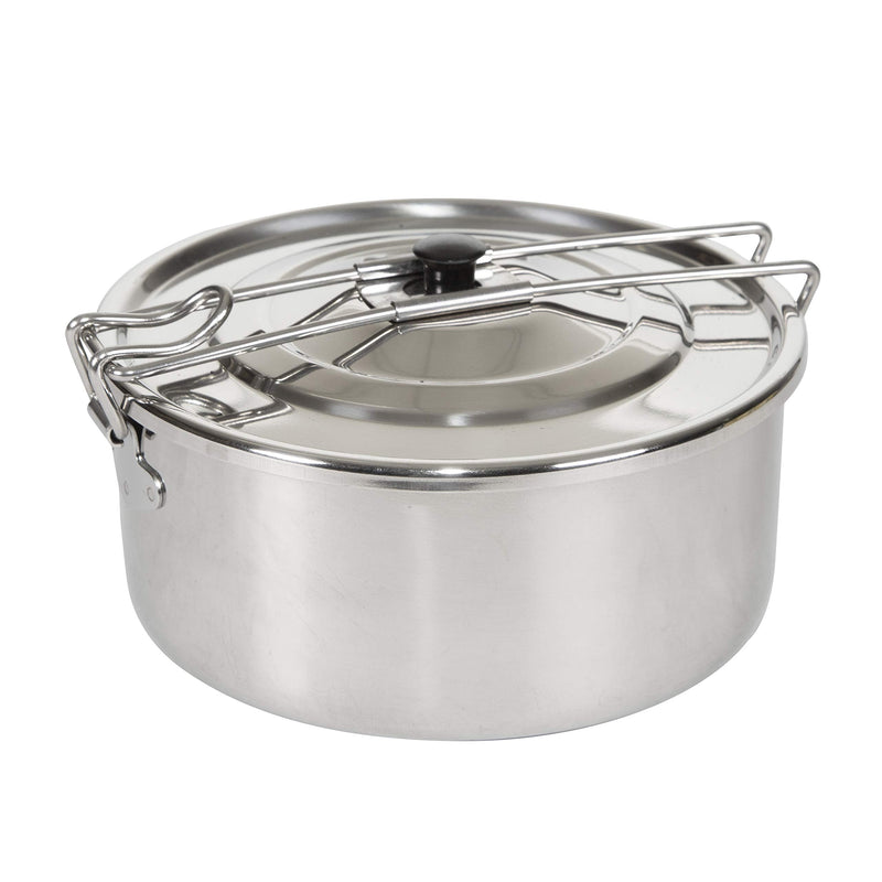 Stansport Solo Stainless Steel Cook Pot 1.1 Quarts