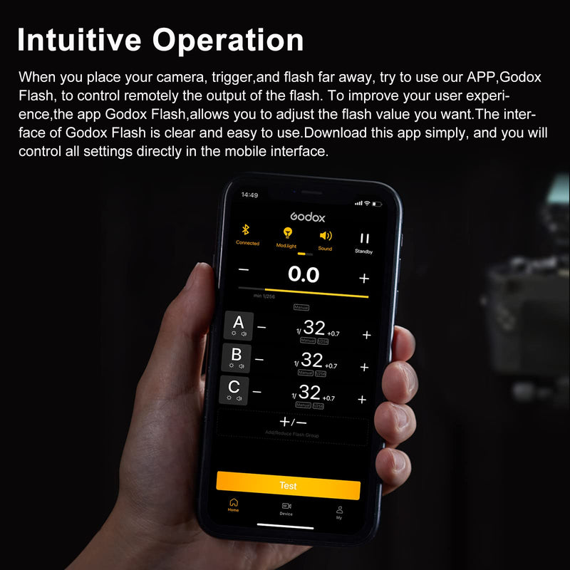 Godox XproII-N TTL Wireless Flash Trigger Transmitter for Nikon [Upgraded] Bluetooth /2.4GHz Wireless Remote/APP Intuitive Operation/Metal hot Shoes