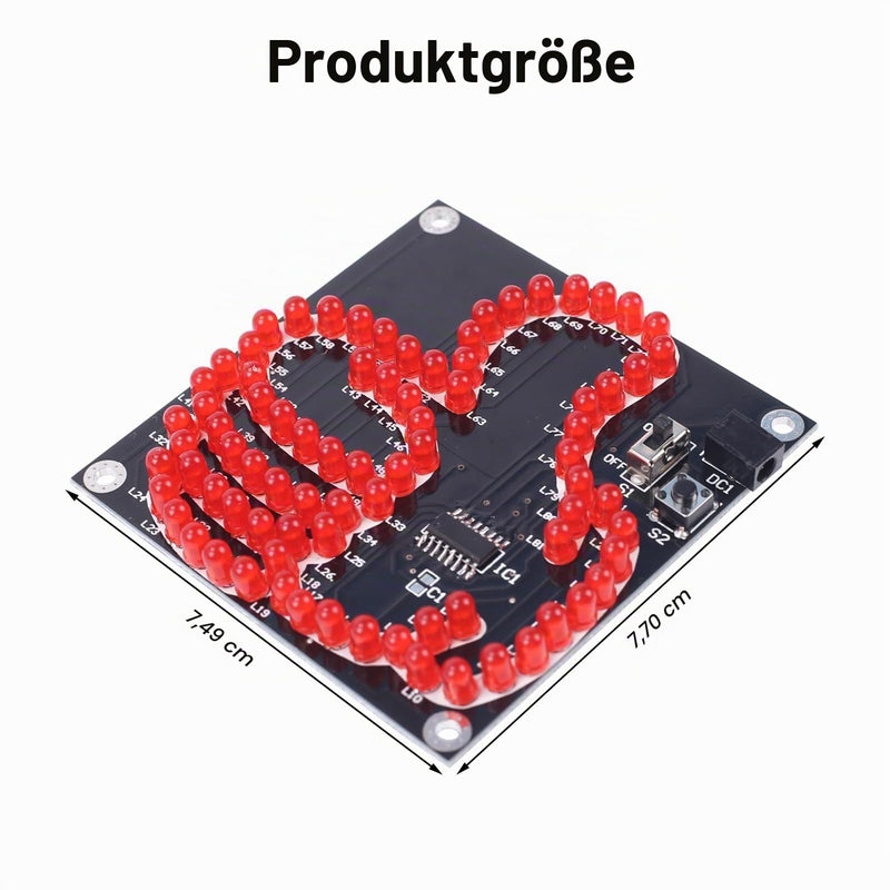 DONGKER Soldering Kit, LED Light Soldering Exercise Set, DIY LED Lights, Electronic Kits for Students, Teaching and Learning Training, DIY Soldering Project Thumbs Up