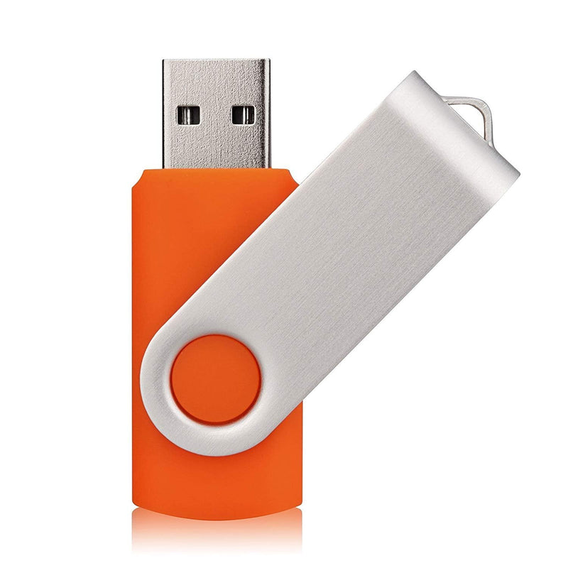 Aiibe 10 Pieces 32GB USB Flash Drive 10 Pack USB 2.0 Memory Stick Thumbdrives (Mix Colors : Black Blue Red Green Orange White Yellow Pink Purple Silver) 10 Mixed Colors