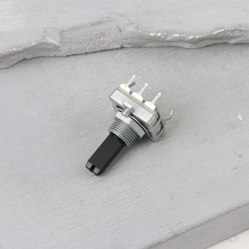 ECSiNG 4 x EC16 Rotary Encoders Half Axis 3 Pin 24 Pulse 20 mm Shaft for Audio Microcontroller Input