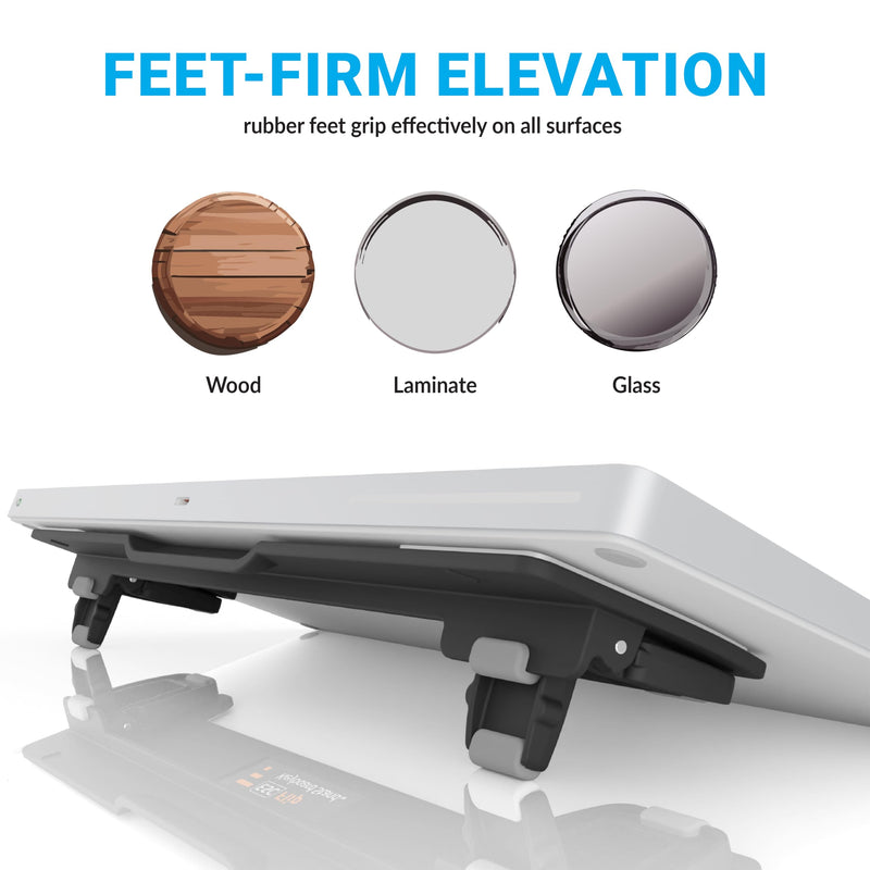 ESC Flip Computer Keyboard Stand for Desktop, Tilted Adjustable Keyboard Riser, Ergonomic Keyboard Accessories for Office, for Flat-Back Keyboard Only