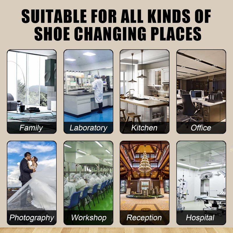 BeiLan Shoe Cover Machine, 200 Pieces Automatic Shoe Cover Dispenser for Home Hotel Factories 200 Pieces